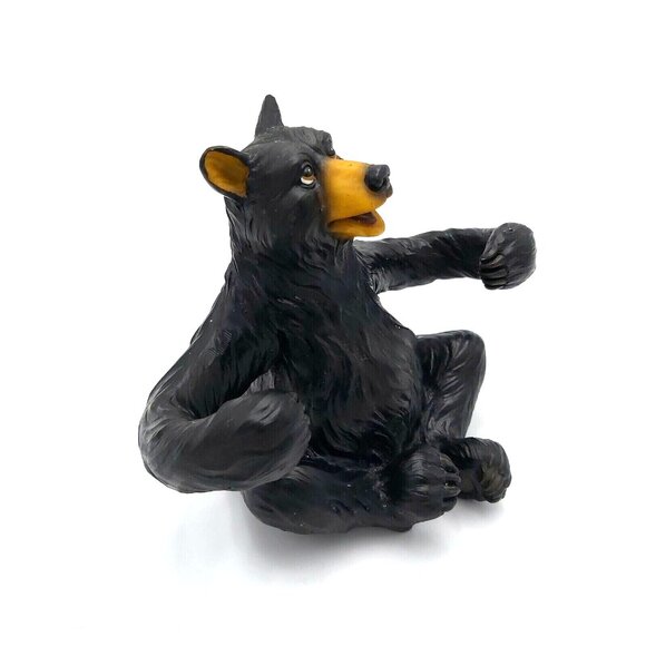 River's Edge Black Bear Salt and Pepper Holder Poly Resin with Original Shakers - Picture 13 of 14